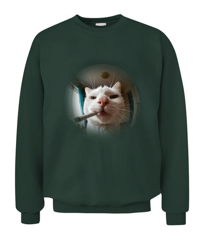Smokin’ Cat – Funny Meme Graphic Tee