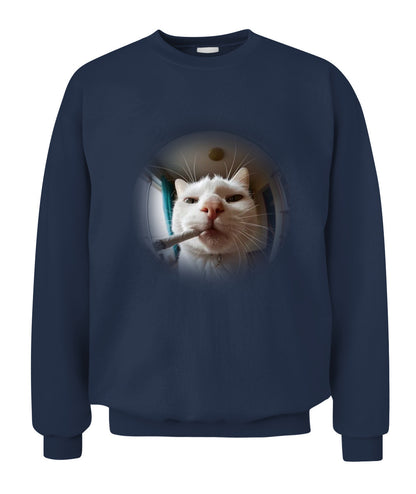 Smokin’ Cat – Funny Meme Graphic Tee