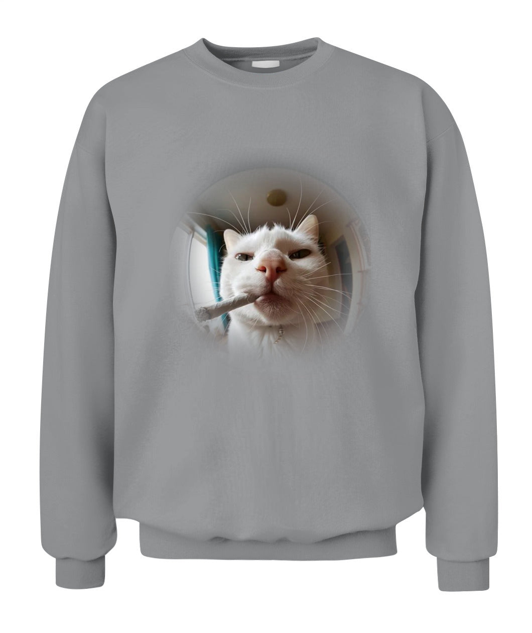 Smokin’ Cat – Funny Meme Graphic Tee