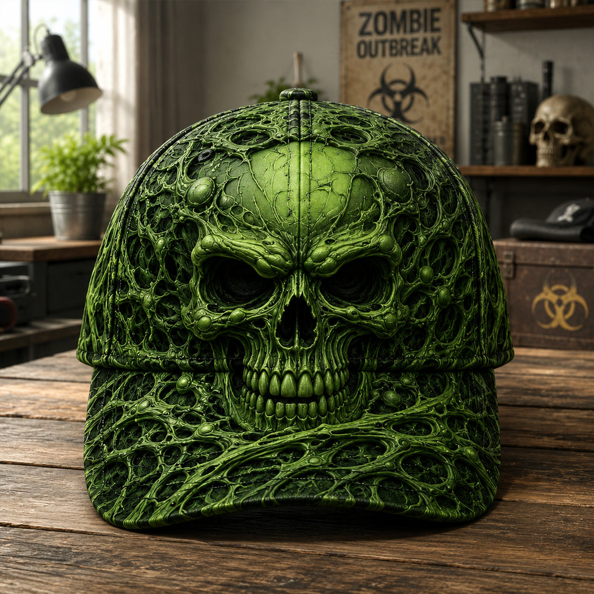 Zombie Outbreak – Vintage Horror Classic Cap