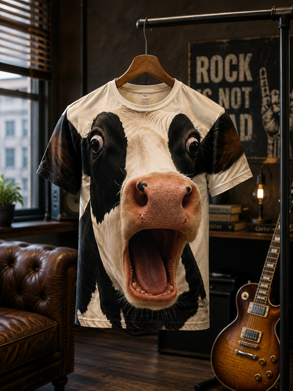 Funny Cow All Over Print Shirt