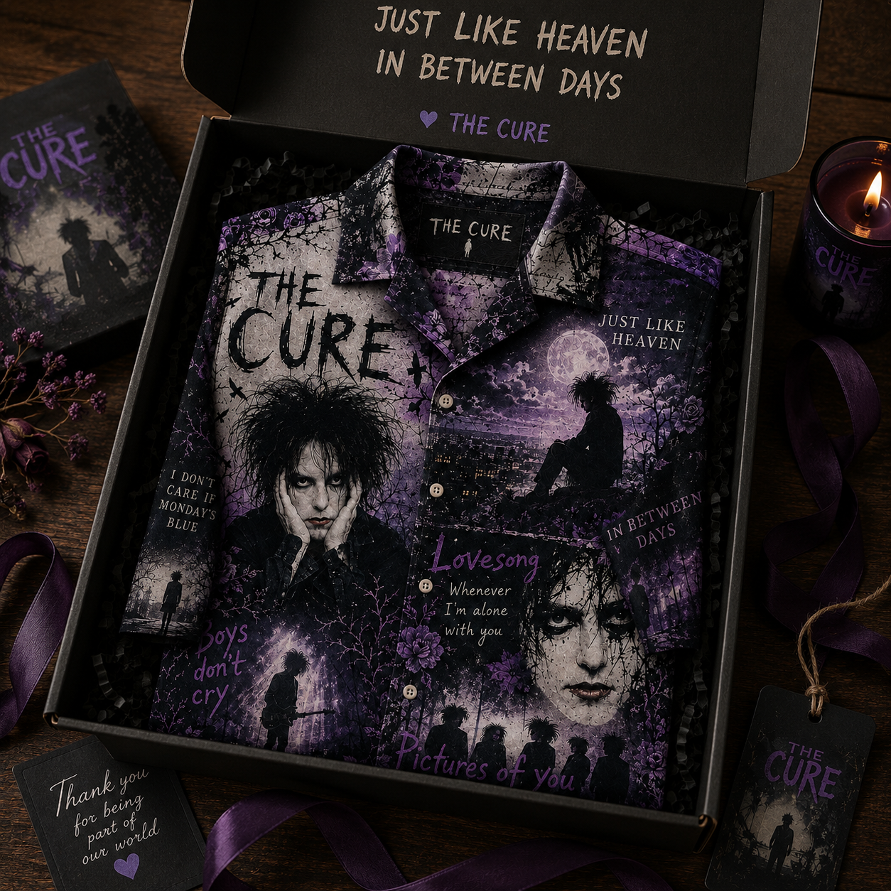 The Cure Hawaiian Shirt - Vintage Music Fan Gift 2