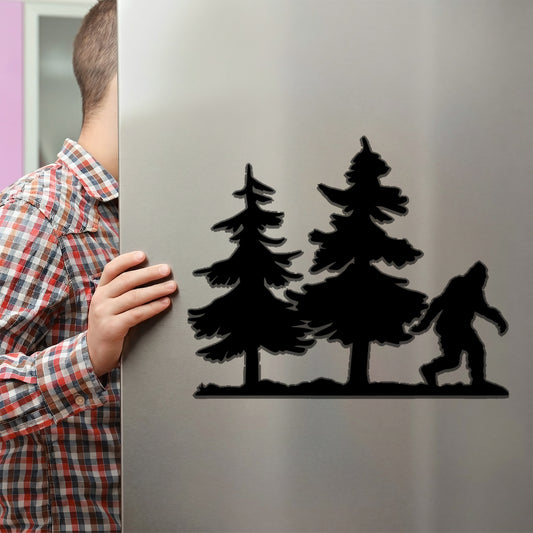 Bigfoot Pine Forest Magnet