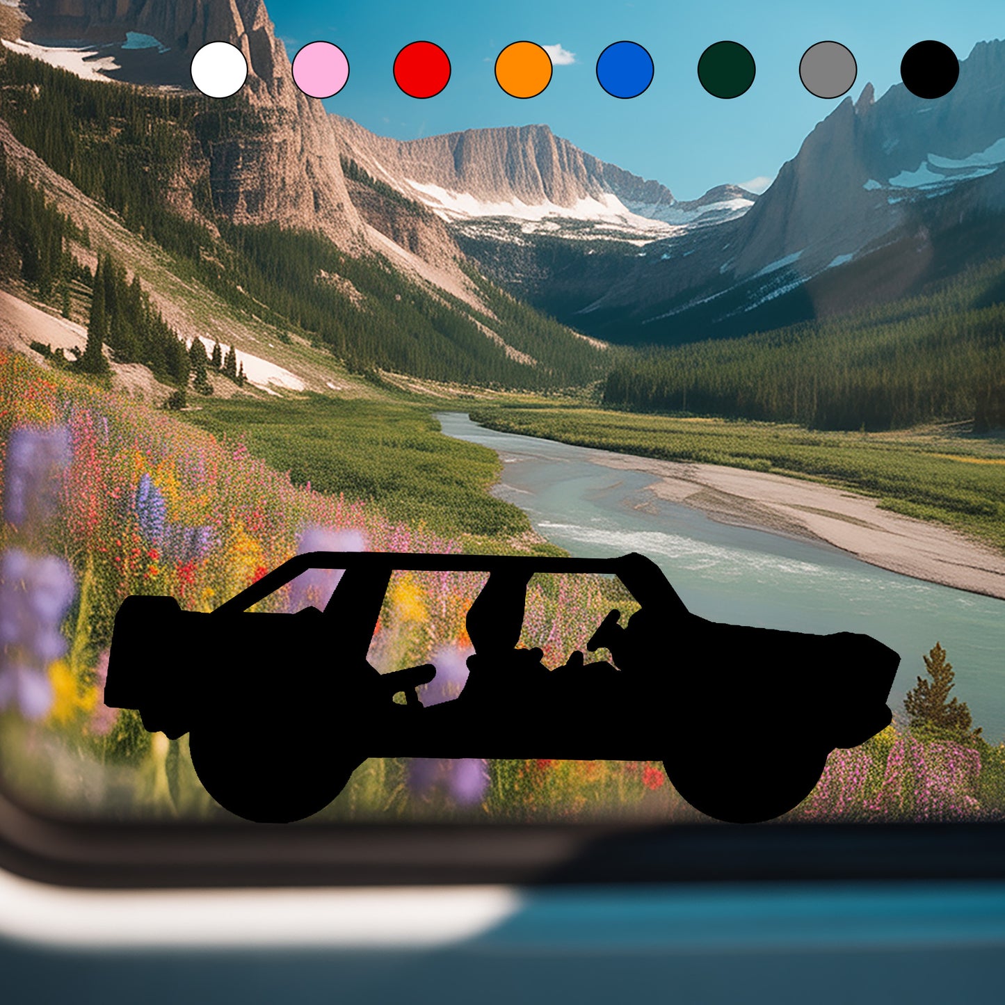 Adventure Car Vibes Sticker