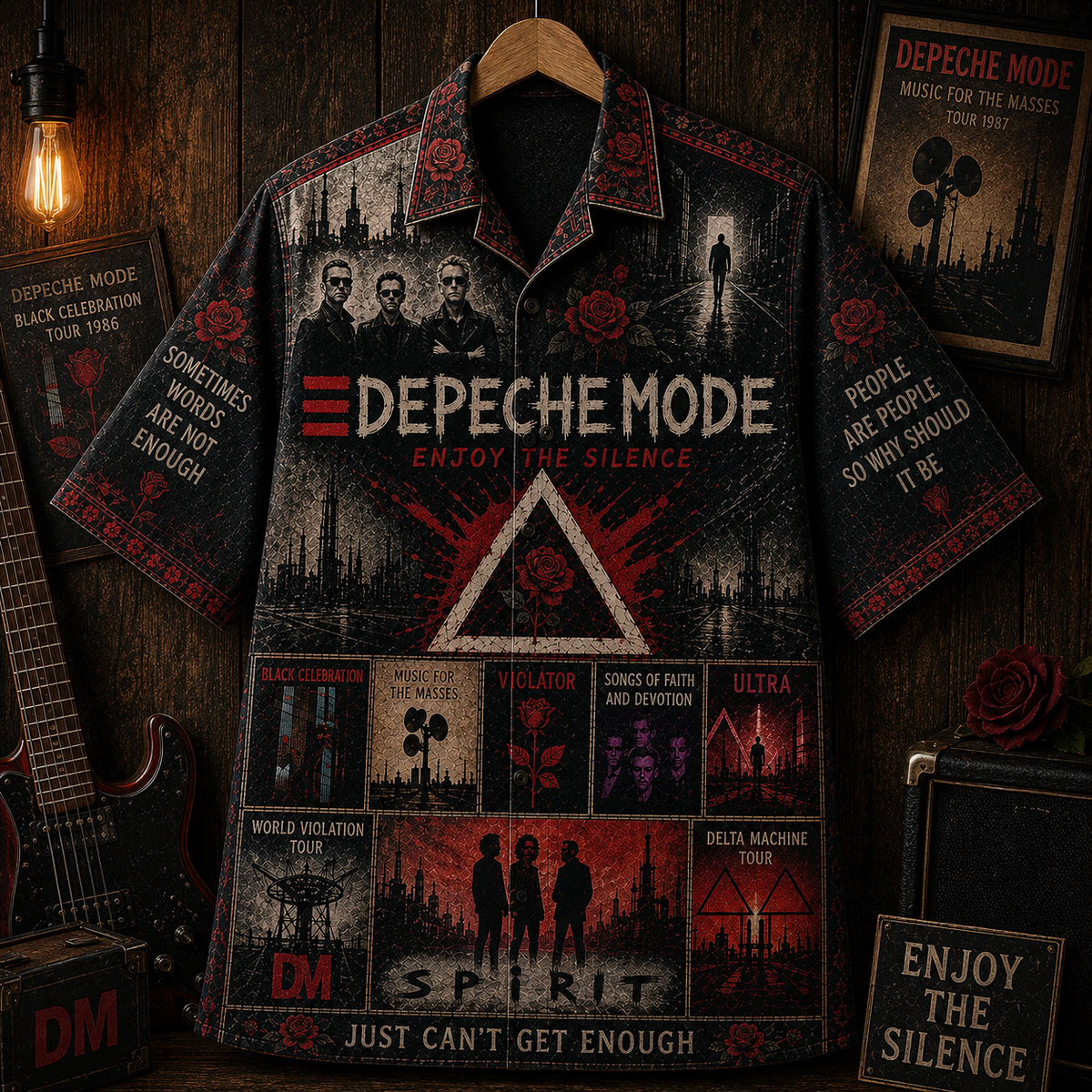 Depeche Mode Band Hawaiian Shirt - Vintage Music Rock Fan Gift 2