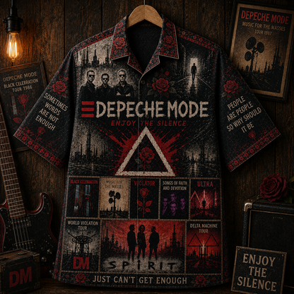 Depeche Mode Band Hawaiian Shirt - Vintage Music Rock Fan Gift 2