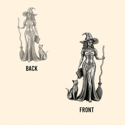 Beautiful Witch - Personalized Witch Custom Shaped Acrylic Plaque