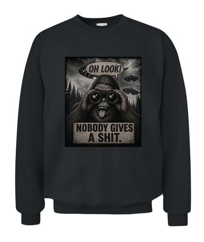 Oh Look! Nobody Gives A Shit – Funny Bigfoot Shirt