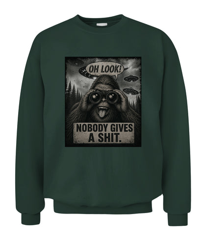 Oh Look! Nobody Gives A Shit – Funny Bigfoot Shirt
