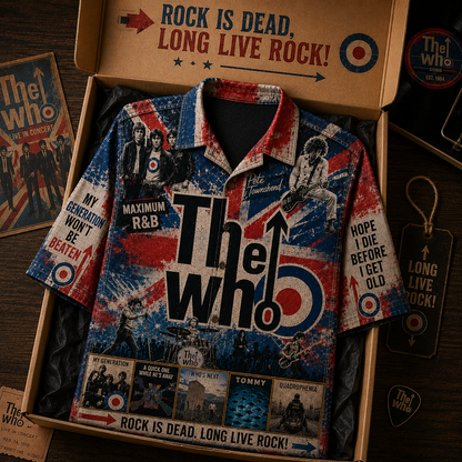 The Who Band Hawaiian Shirt - Vintage Music Rock Fan Gift 2