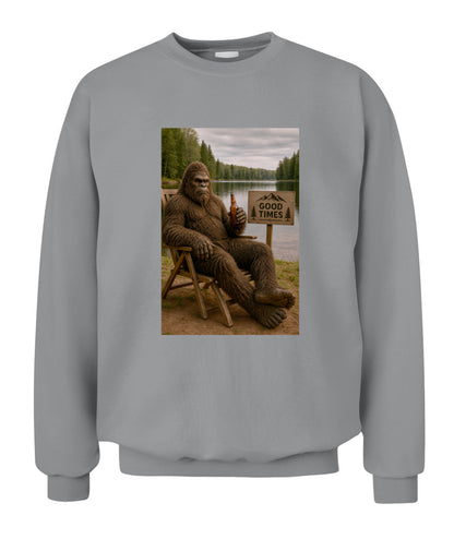 Good Times in the Wild – Bigfoot Camping Shirt