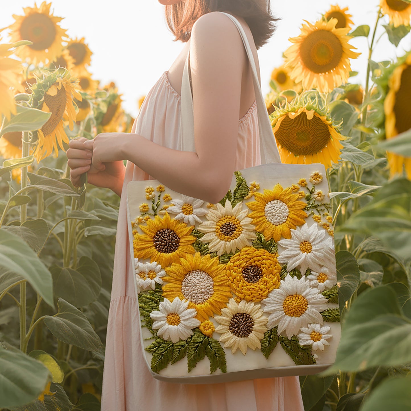 Love Sunflowers - Sunflower Tote Bag
