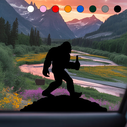 Chillin’ Bigfoot Sticker