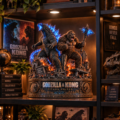 Godzilla & Kong – Collectible Acrylic Plaque Table Decor