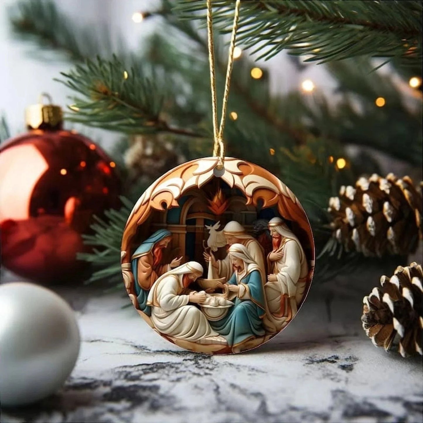 Birth Of Christ Ornament