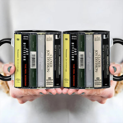 Joy Division Albums Cassette Retro Collection Accent Mug