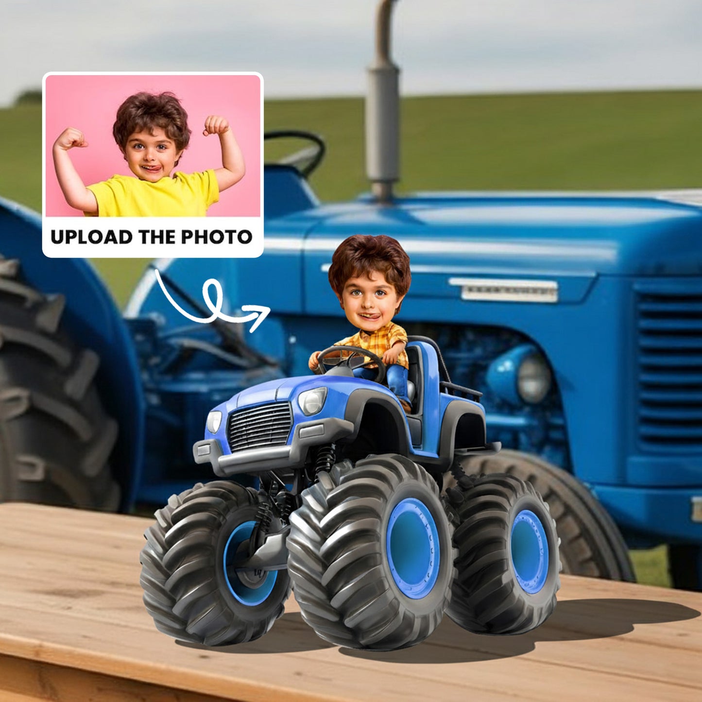 Little Driver – Personalized Photo Acrylic Plaque