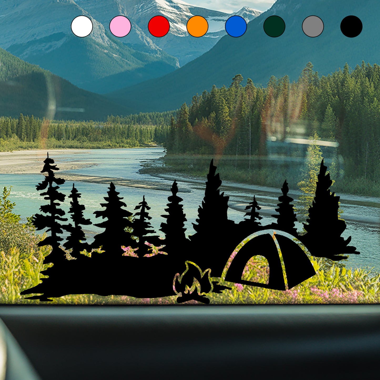 Forest Camp Sticker