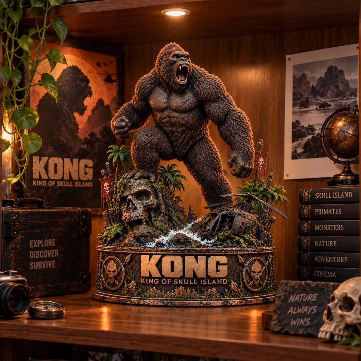 Kong King of Skull Island – Collectible Acrylic Plaque Table Decor