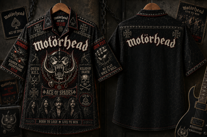 Motörhead Hawaiian Shirt - Vintage Music Rock Fan Gift