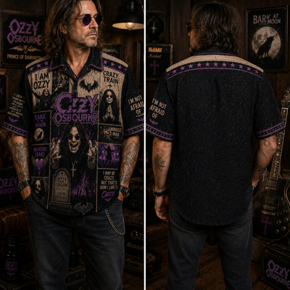 Ozzy Osbourne Hawaiian Shirt - Vintage Music Fan Gift