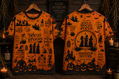 Hocus Pocus Funny Witch All Over Print - Witchy Halloween Shirt