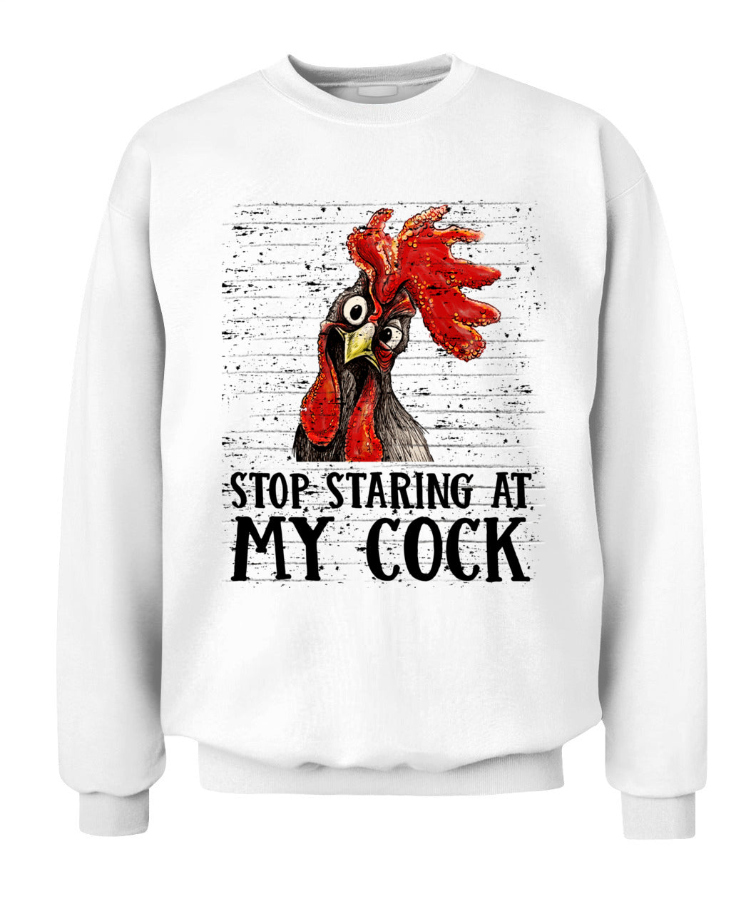 Stop Staring At My Cock Funny Chicken Shirt, Farm Humor Rooster Lover Shirt, Gift For Men