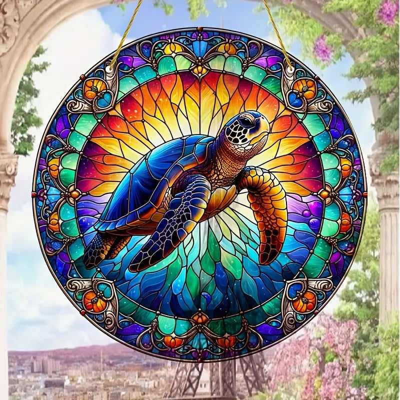 Sea Turtle Window Hanging Garden Suncatchers