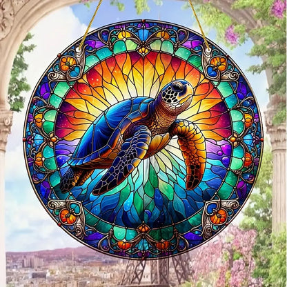 Sea Turtle Window Hanging Garden Suncatchers