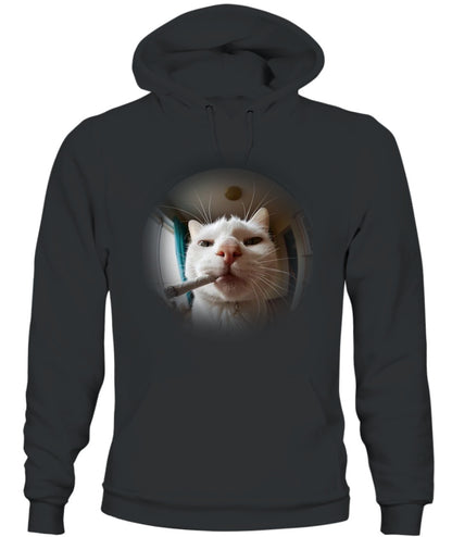 Smokin’ Cat – Funny Meme Graphic Tee