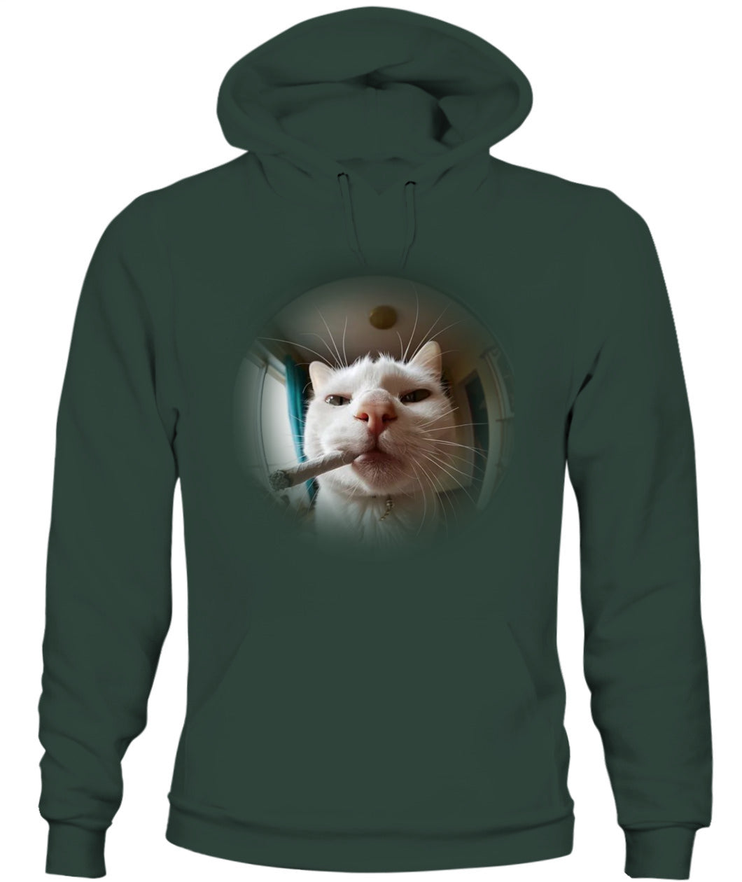 Smokin’ Cat – Funny Meme Graphic Tee