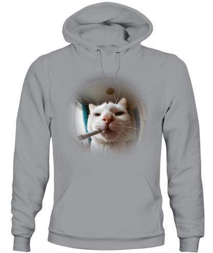 Smokin’ Cat – Funny Meme Graphic Tee