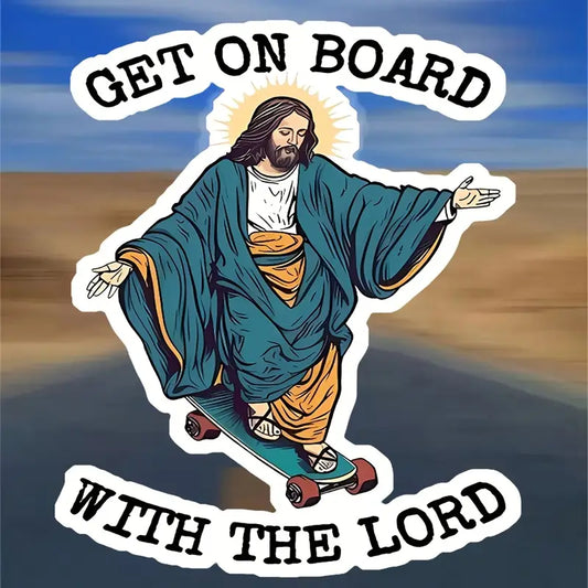 Get On Board - Jesus Sticker