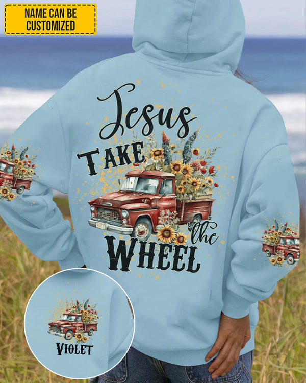 Jesus Take The Wheel - Personalize All Over Print