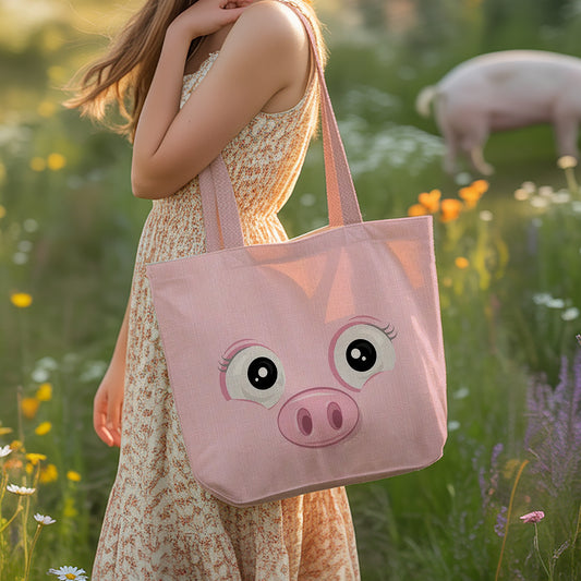 Cute Pig Tote Bag
