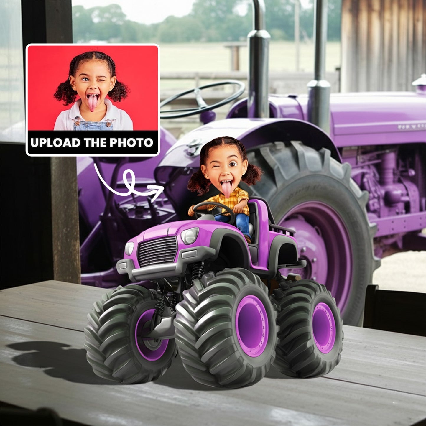 Little Driver – Personalized Photo Acrylic Plaque