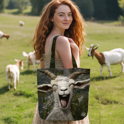 Funny Goat Tote Bag