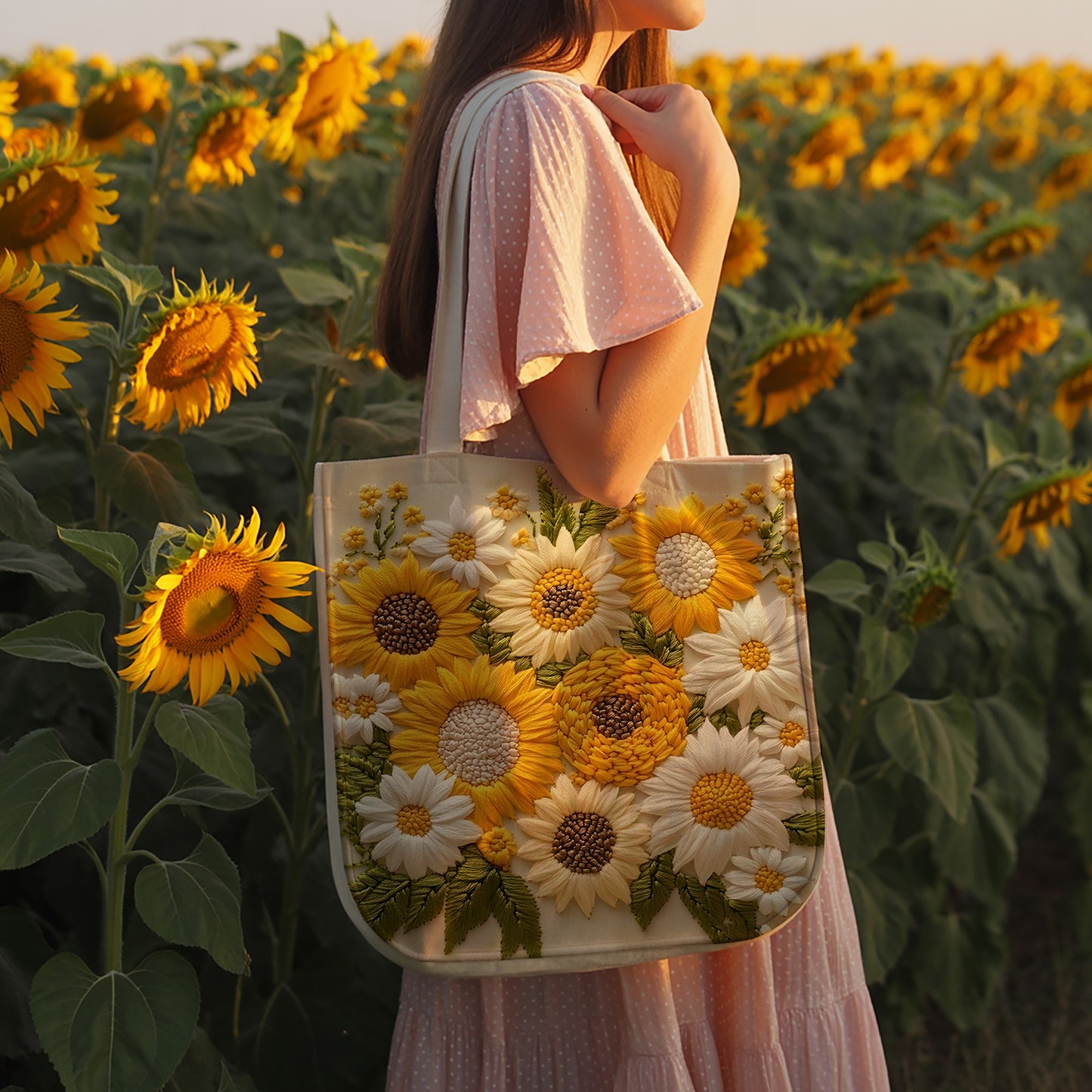 Love Sunflowers - Sunflower Tote Bag