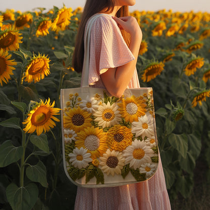 Love Sunflowers - Sunflower Tote Bag