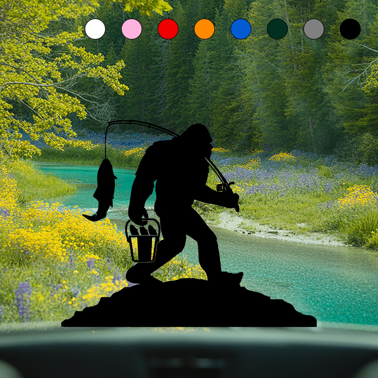 Sasquatch Reel Time Sticker