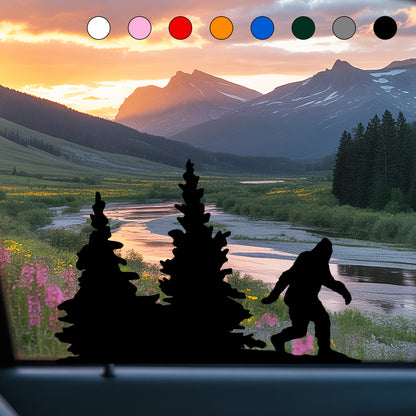 Bigfoot Windshield Stickers