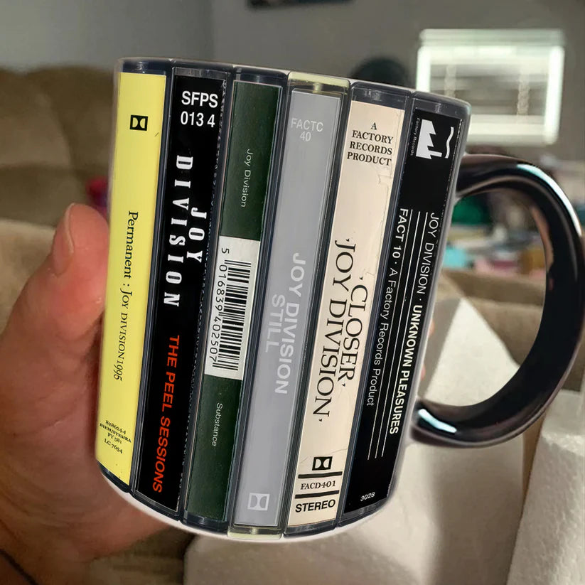 Joy Division Albums Cassette Retro Collection Accent Mug