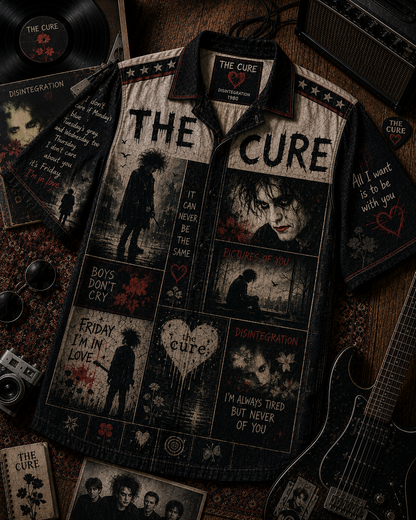 The Cure Hawaiian Shirt - Vintage Music Fan Gift