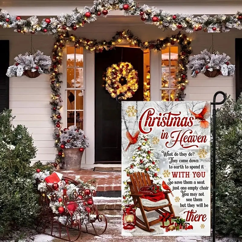 Christmas In Heaven - Garden Flag, House Flag