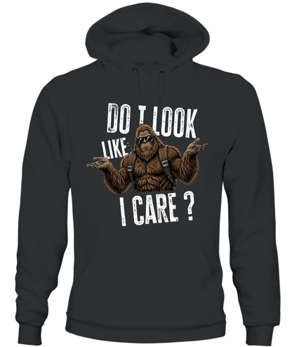 Do I Look Like I Care? – Funny Unbothered Bigfoot Shirt