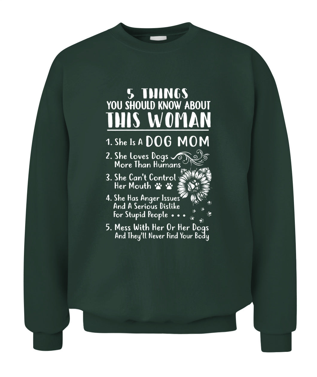 5 Things You Should Know About This Dog Mom – Funny Dog Lover Shirt | Gift for Moms