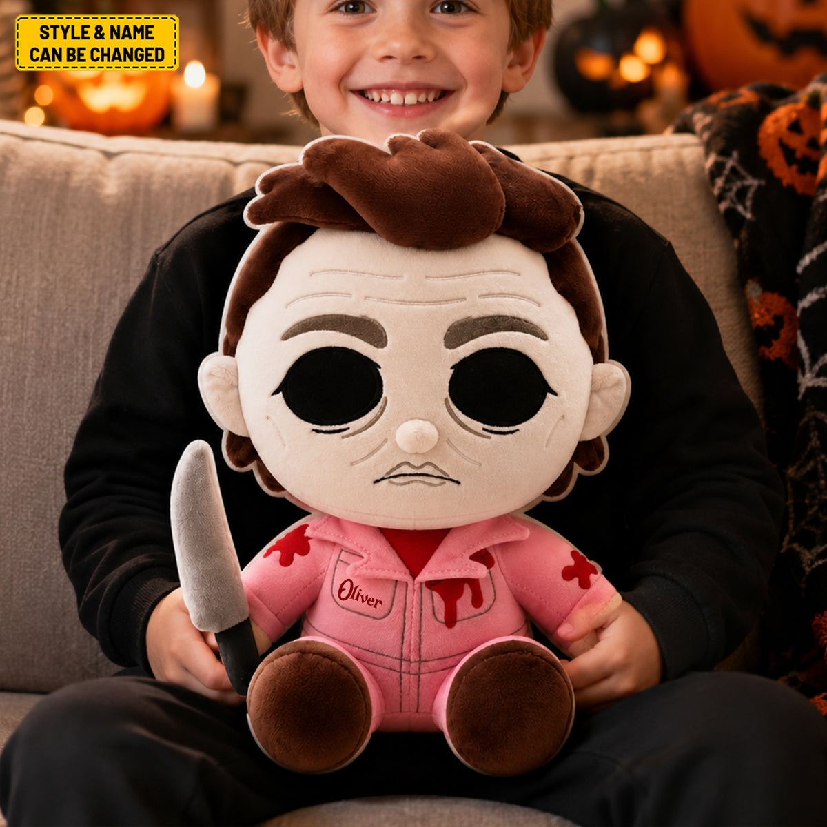Personalized Horror Character Custom Shaped Pillow
