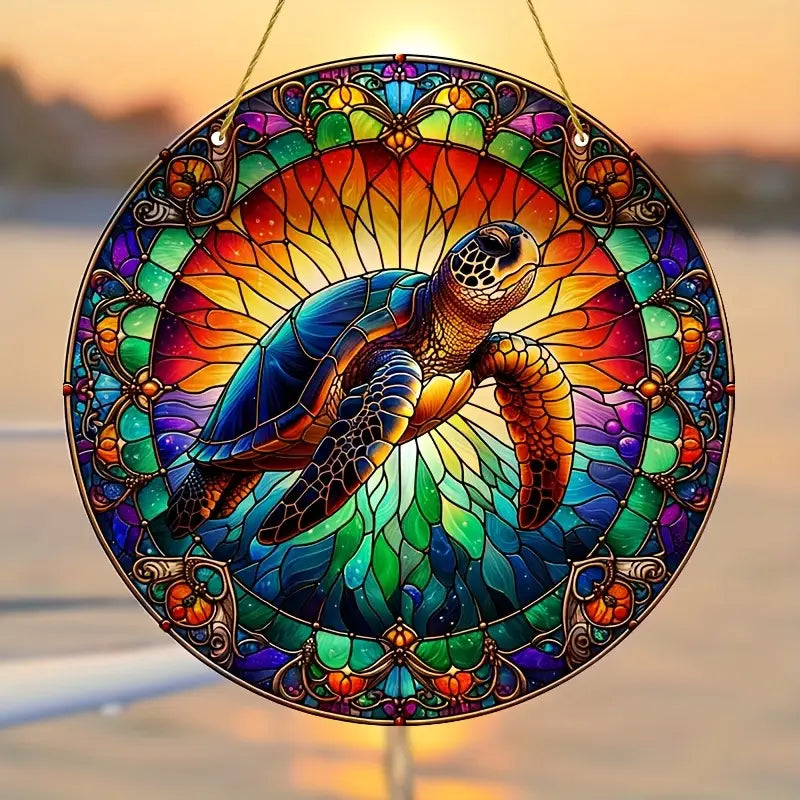 Sea Turtle Window Hanging Garden Suncatchers