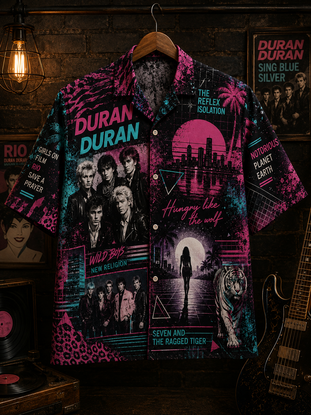 Duran Duran Hawaiian Shirt - Vintage Music Fan Gift