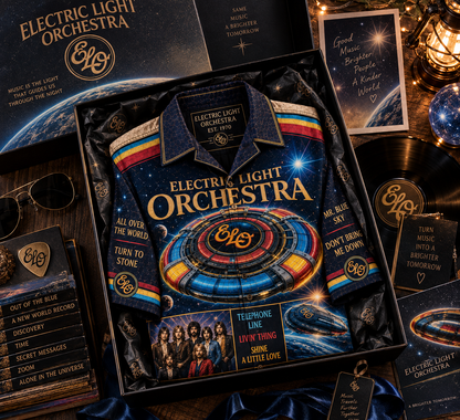 Electric Light Orchestra Hawaiian Shirt – ELO Classic Rock Music Fan Gift
